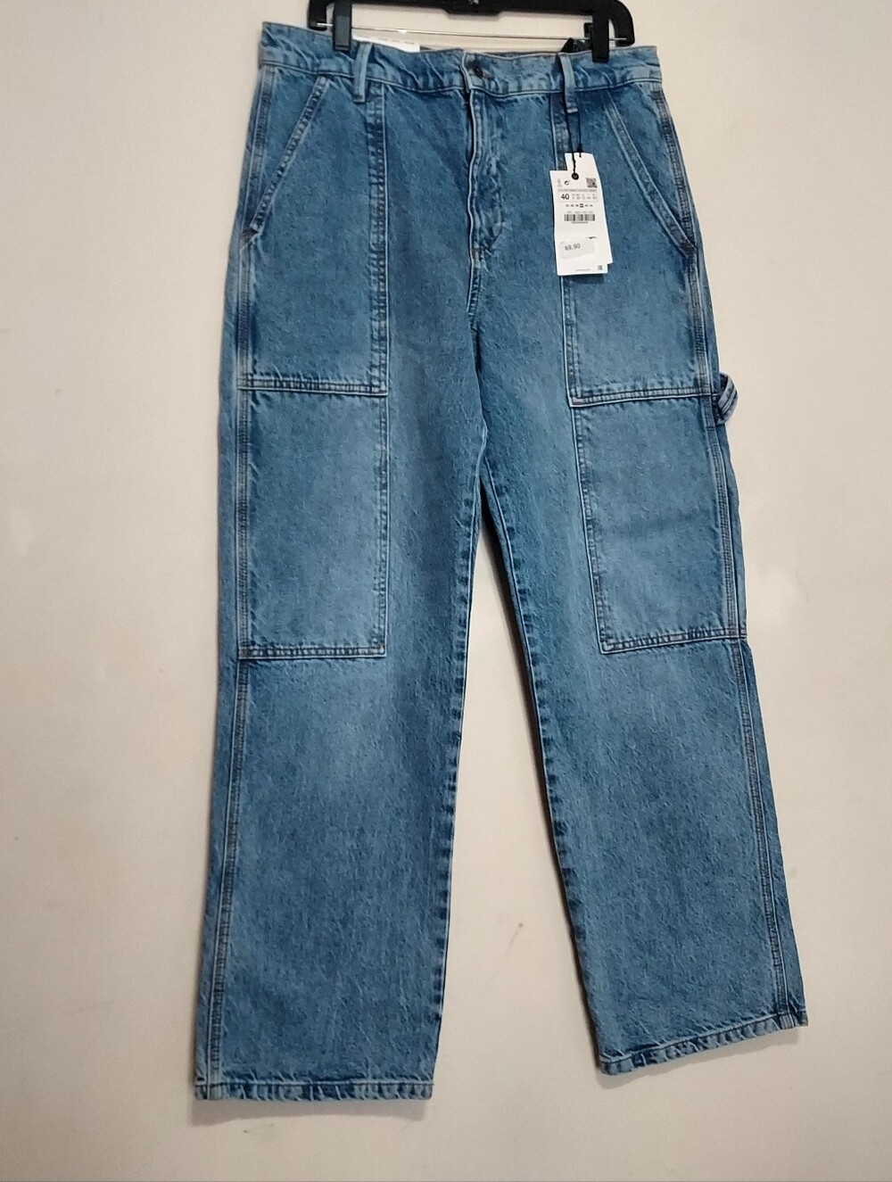 ZARA Zw Collec the worker straight  jeans